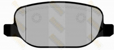 BRAKE ENGINEERING pa1685 -  Комплект тормозных колодок, дисковый тормоз